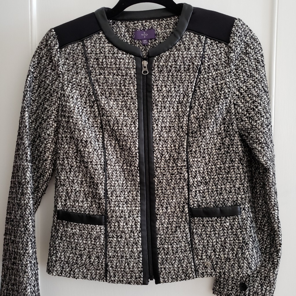 NYDJ Metallic Tweed jacket